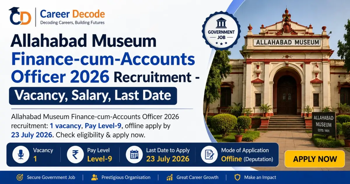 Allahabad Museum Finance-cum-Accounts Officer 2026 Recruitment - Vacancy, Salary, Last Date